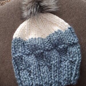 Hand knitted hat